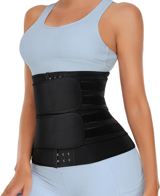 Neoprene Waist Trainer for Women Slimming Body Shaper Waist Trimmer Cincher Sweat Belt