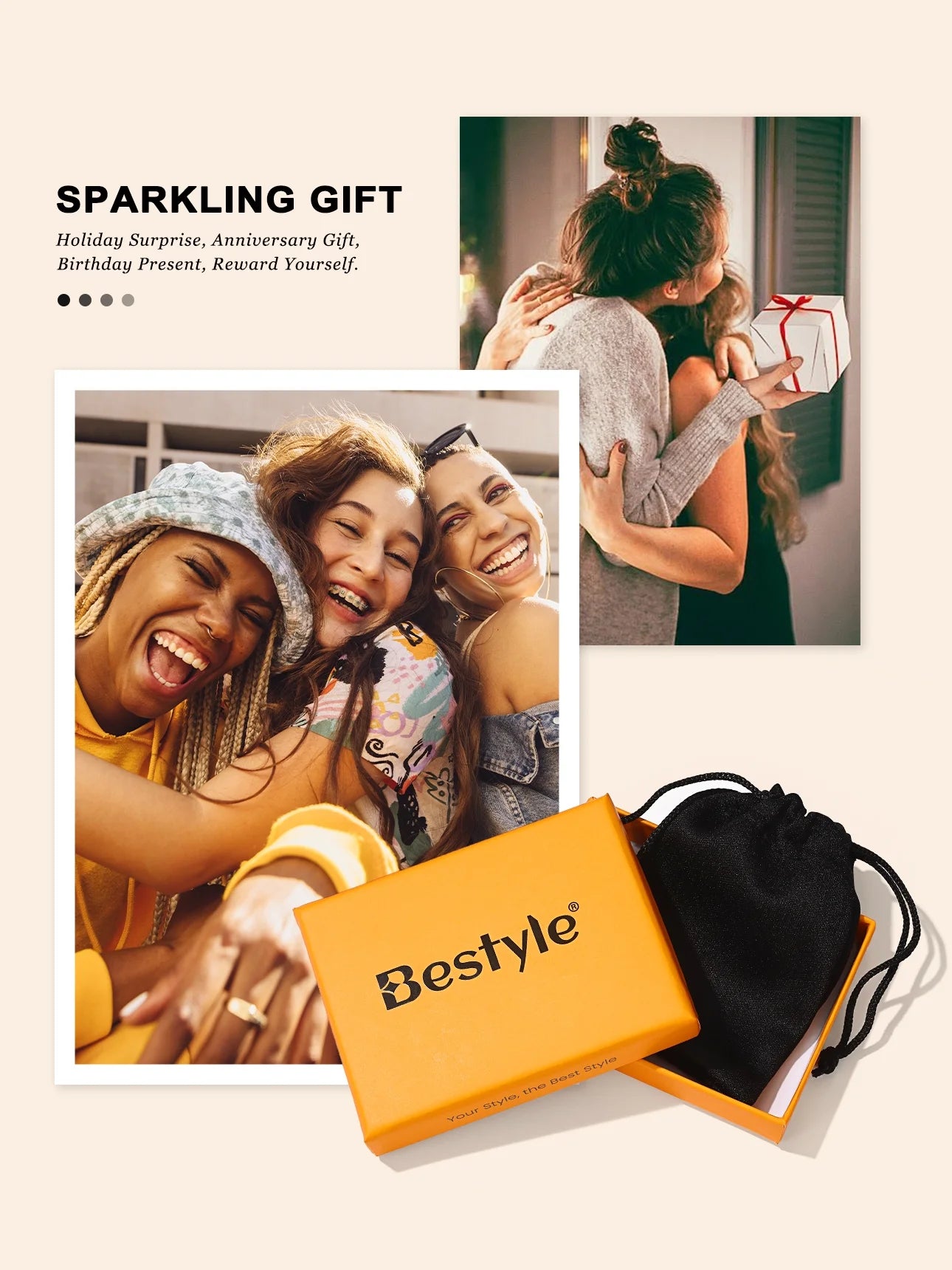 Square Diamond Stud Earrings January Garnet Birthstone Earrings, Sterling Silver Earrings Birthday Jewelry Gift for Women