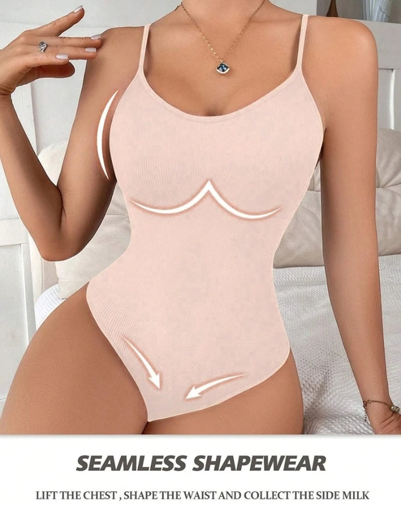 Women Shapesculpt Tummy Control Shapewear Bodysuit Butt Lifter Full Body Shaper Skinny Seamless Waist Trainer with Built in Bra