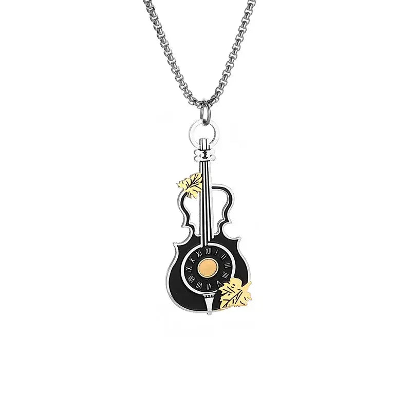 Vintage Compass Medal Pendant Stainless Steel Necklace Mens High Quality round Hip Hop Trend Jewelry Gifts Wholesale