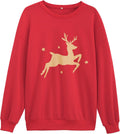 Women Ugly Christmas Sweatshirts Hoodies Sweater Dress Oversized Reindeer Tunic Crewneck Thanksgiving Shirts Tops Slouchy Trendy