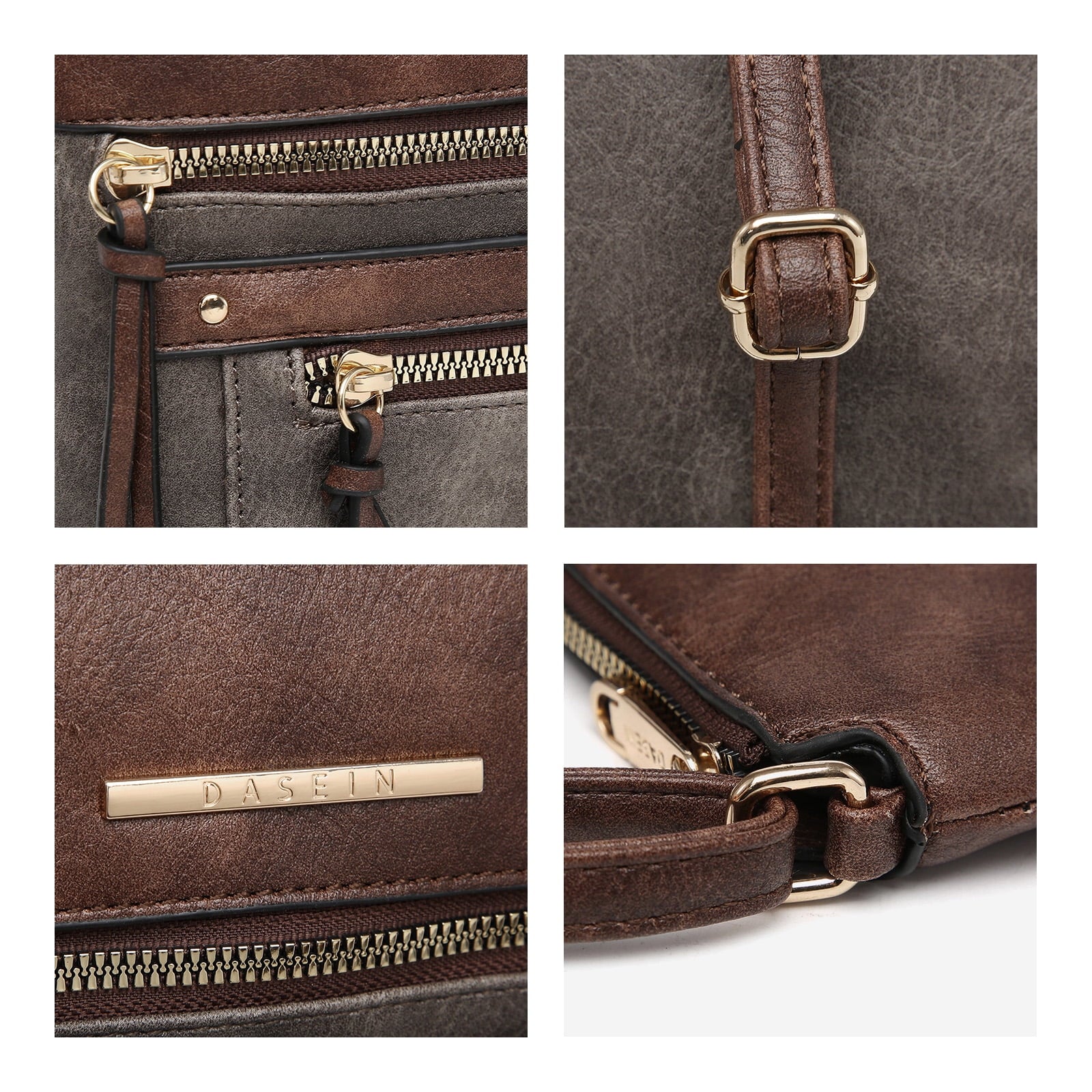 Lightweight Crossbody Bags for Women Shoulder Bag Purse Vegan Leather Soft Travel Handbag with Multi Pockets