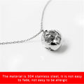 3D Earth Necklace for Women Men Stainless Steel World Planet Pendnets Necklaces Gold Color Jewelry Journey Map Choker BFF