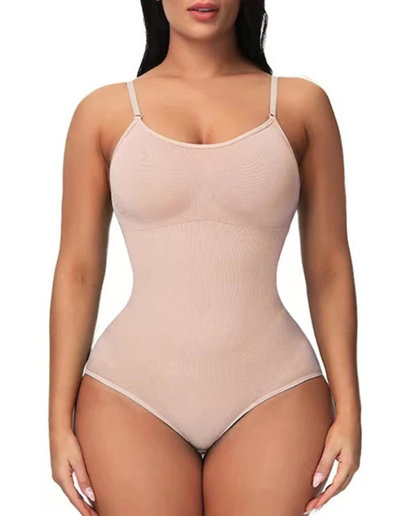 Women Shapesculpt Tummy Control Shapewear Bodysuit Butt Lifter Full Body Shaper Skinny Seamless Waist Trainer with Built in Bra