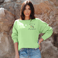 Women Thanksgiving Pumpkin Sweatshirt Solid Color Cute Graphic Sweatshirts Fall Graphic Pullover Tops Tees Light Green