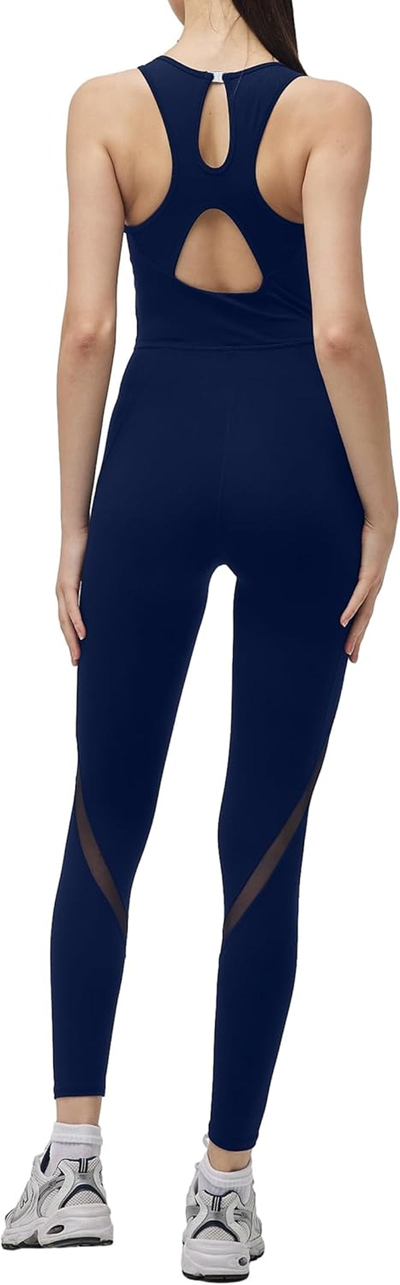 Women’S Bodysuit Sleeveless Bodycon Rompers Backless Cross Jumpsuit Sports Gym Workout Butt Lifting Yoga Jumpsuit